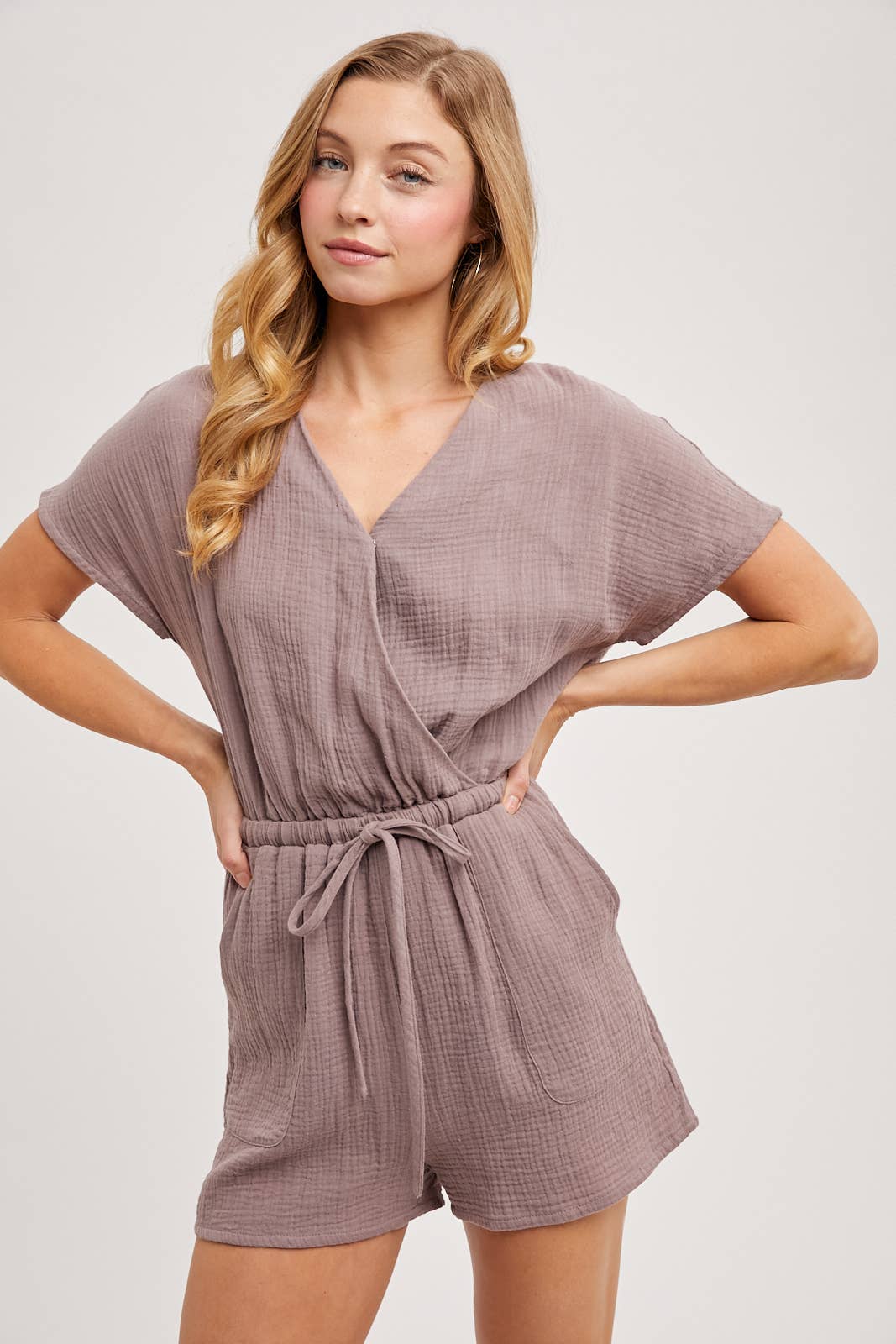 NATALIA NAVY ROMPER