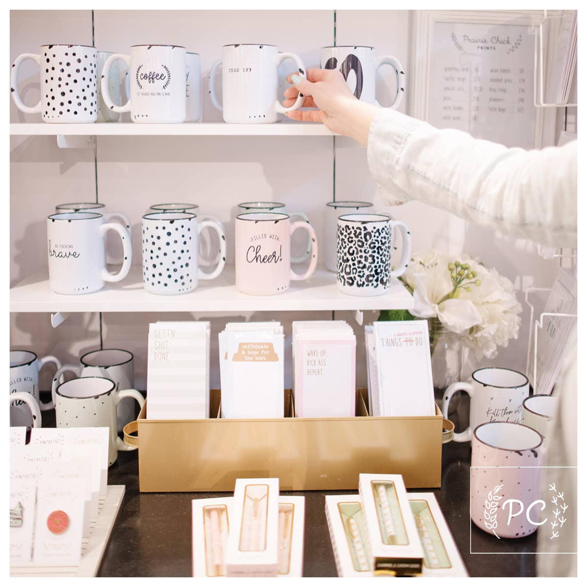 Caffeinate & hope for the best | note pad