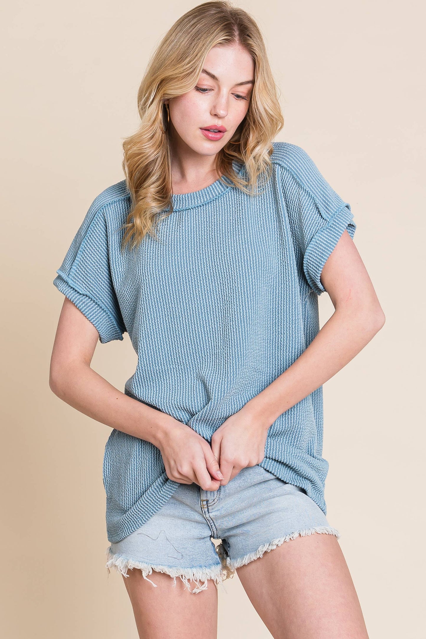 TILLI RIB KNIT TOP