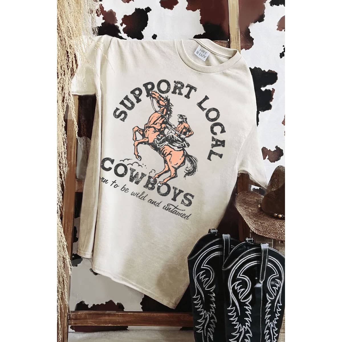 SUPPORT LOCAL MINERAL GRAPHIC TEE