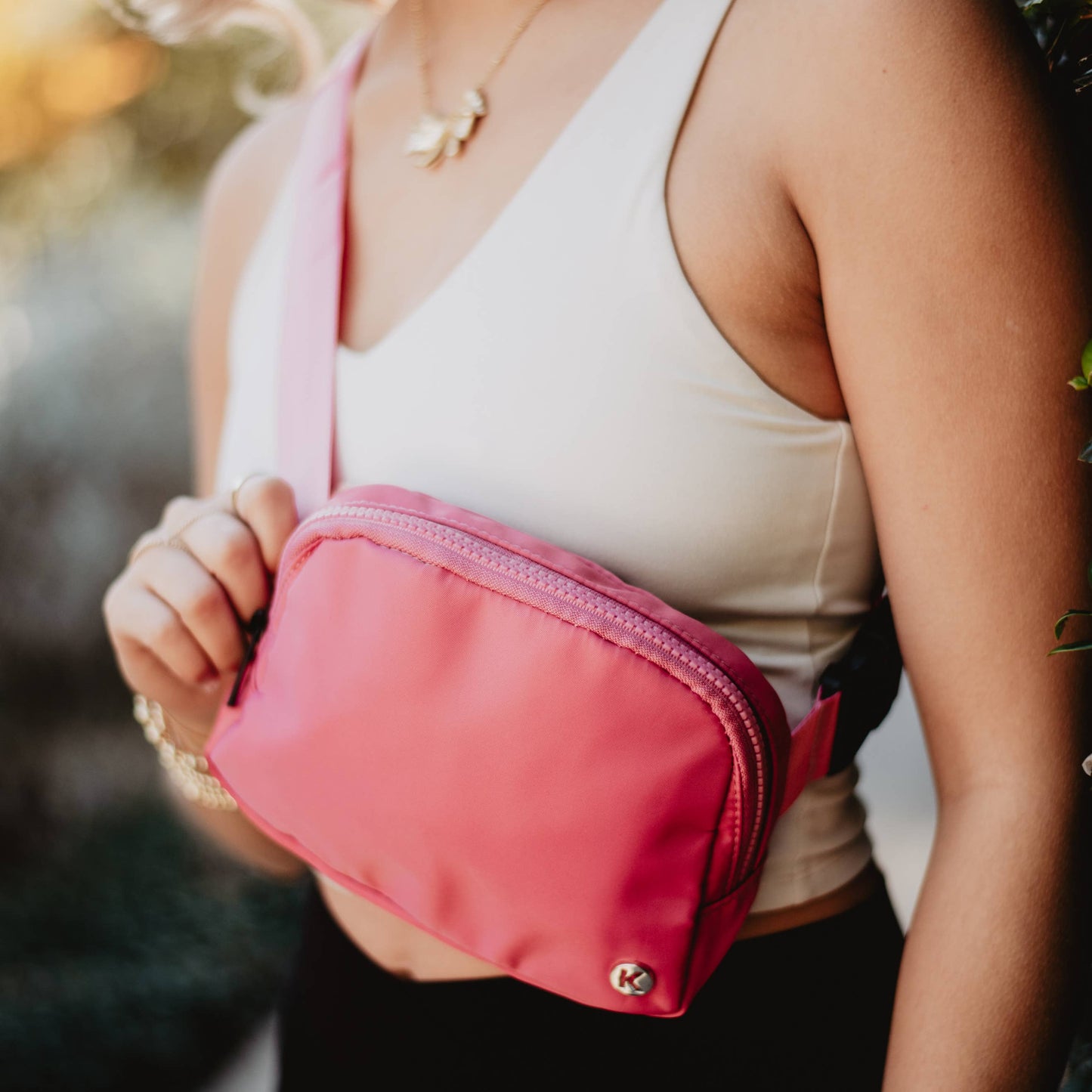 KATYDID ROSEPINk FANNY PACK