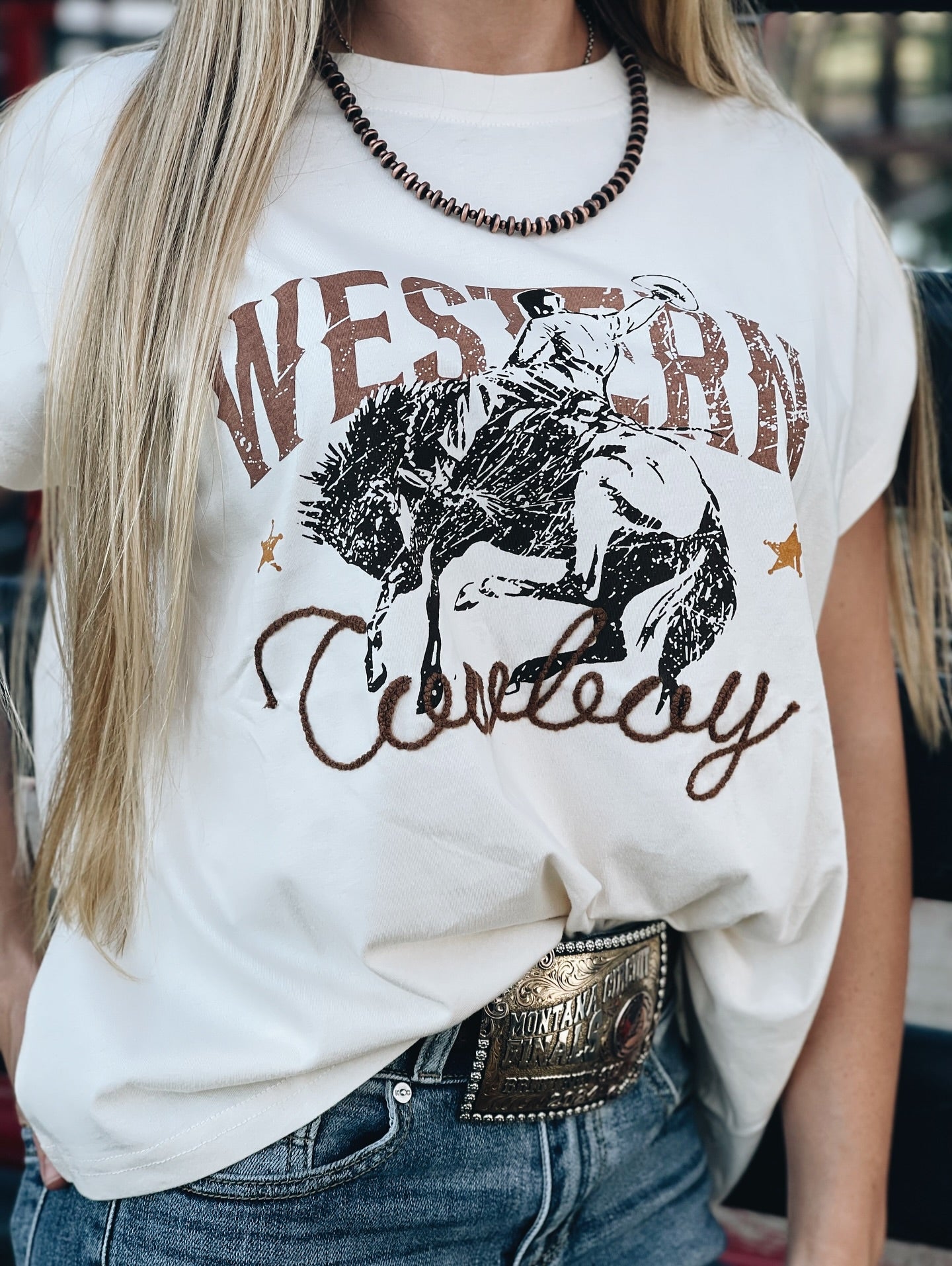 ROPED WESTERN COWBOY T