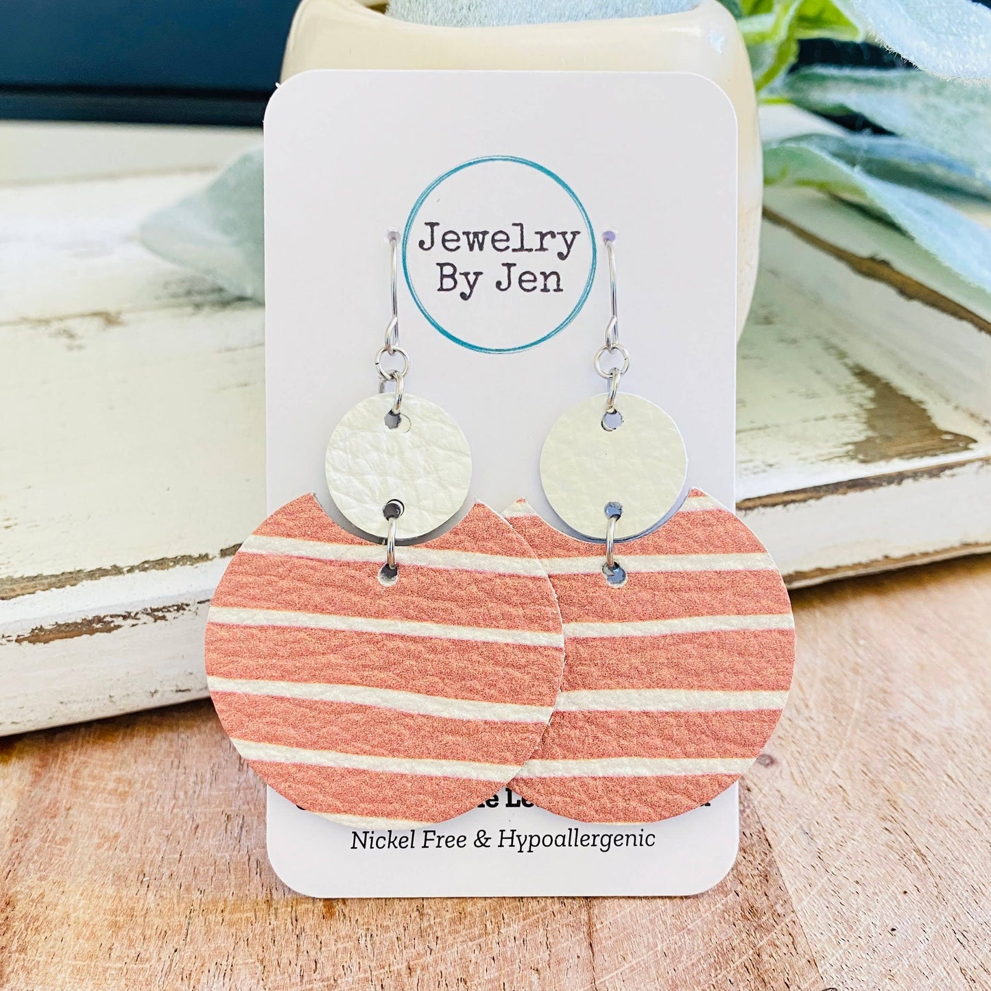 Luna: Light Terra Cotta Stripes & Cream