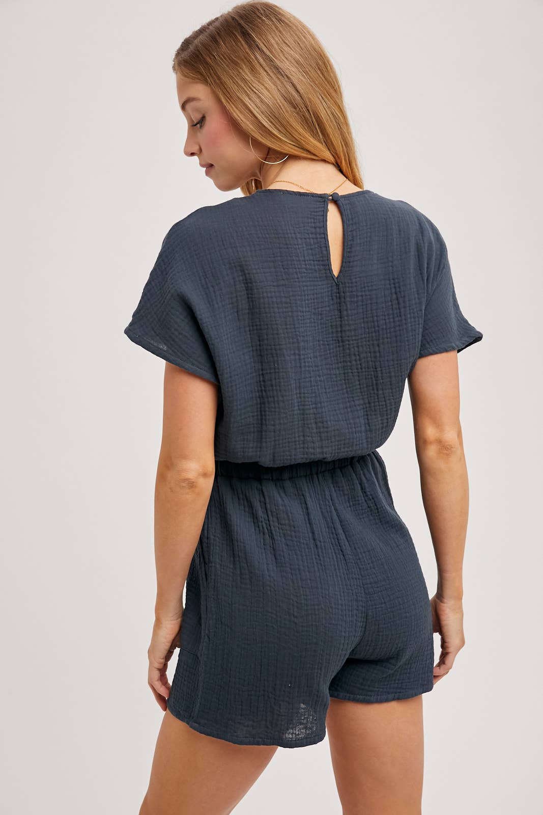 NATALIA NAVY ROMPER