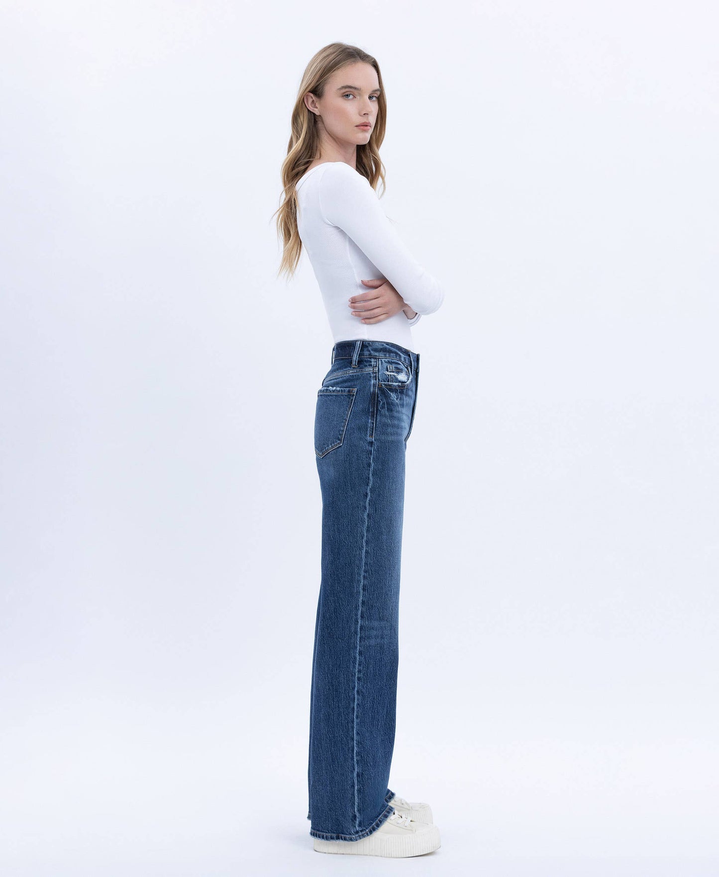 MELINDA 90's HIGHRISE DARK WASH JEANS