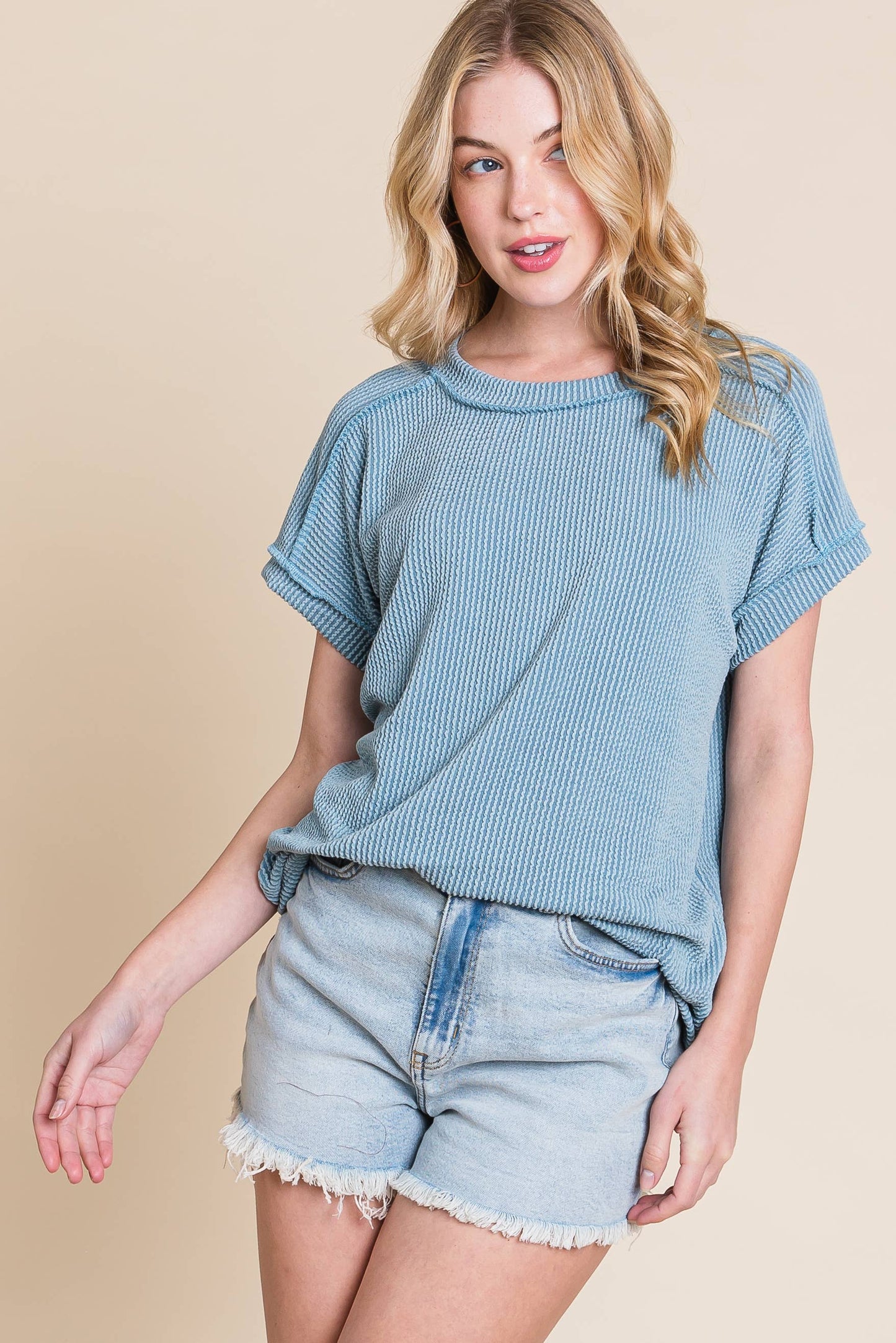 TILLI RIB KNIT TOP