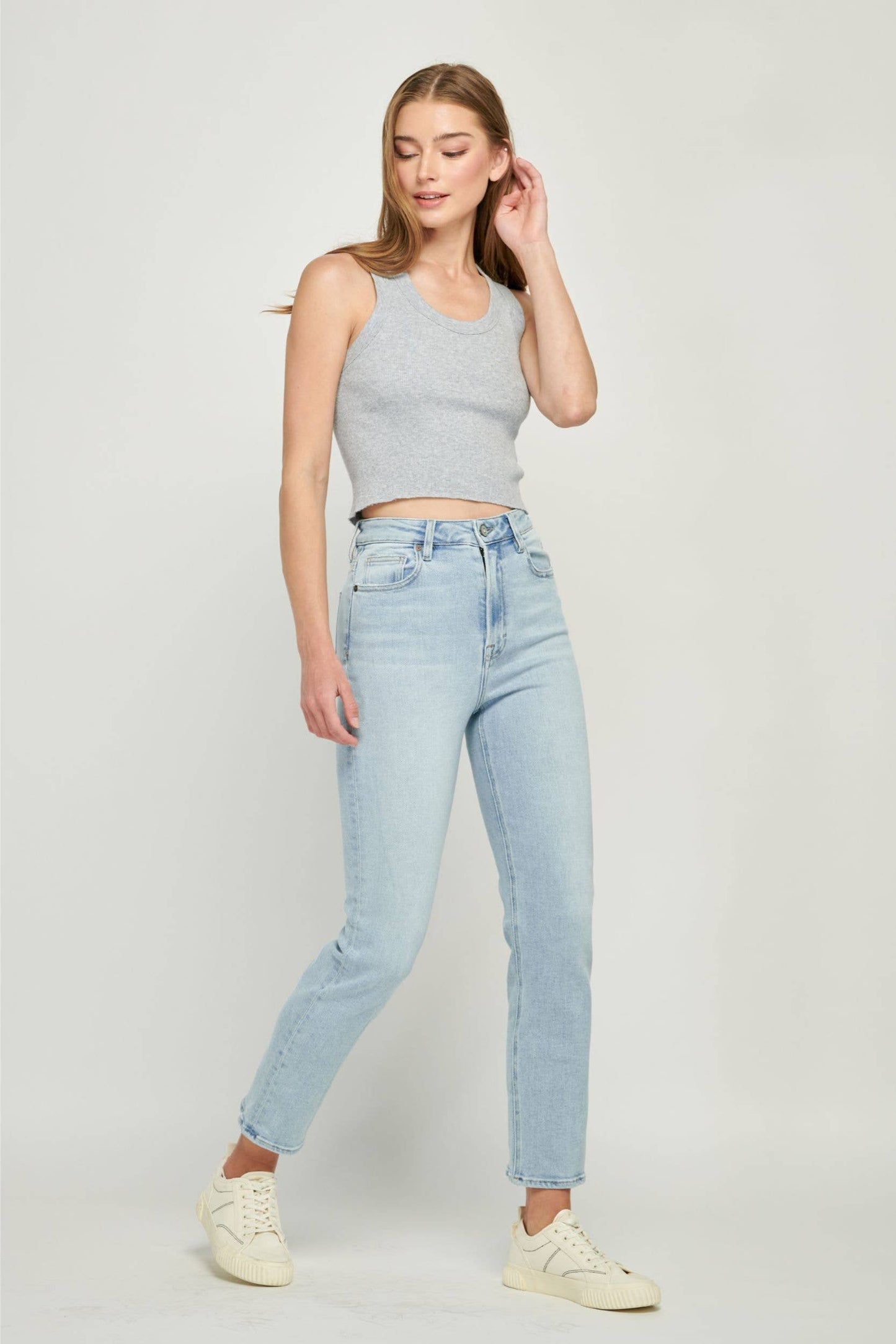 HARLEY CLASSIC STRETCH MOM JEAN