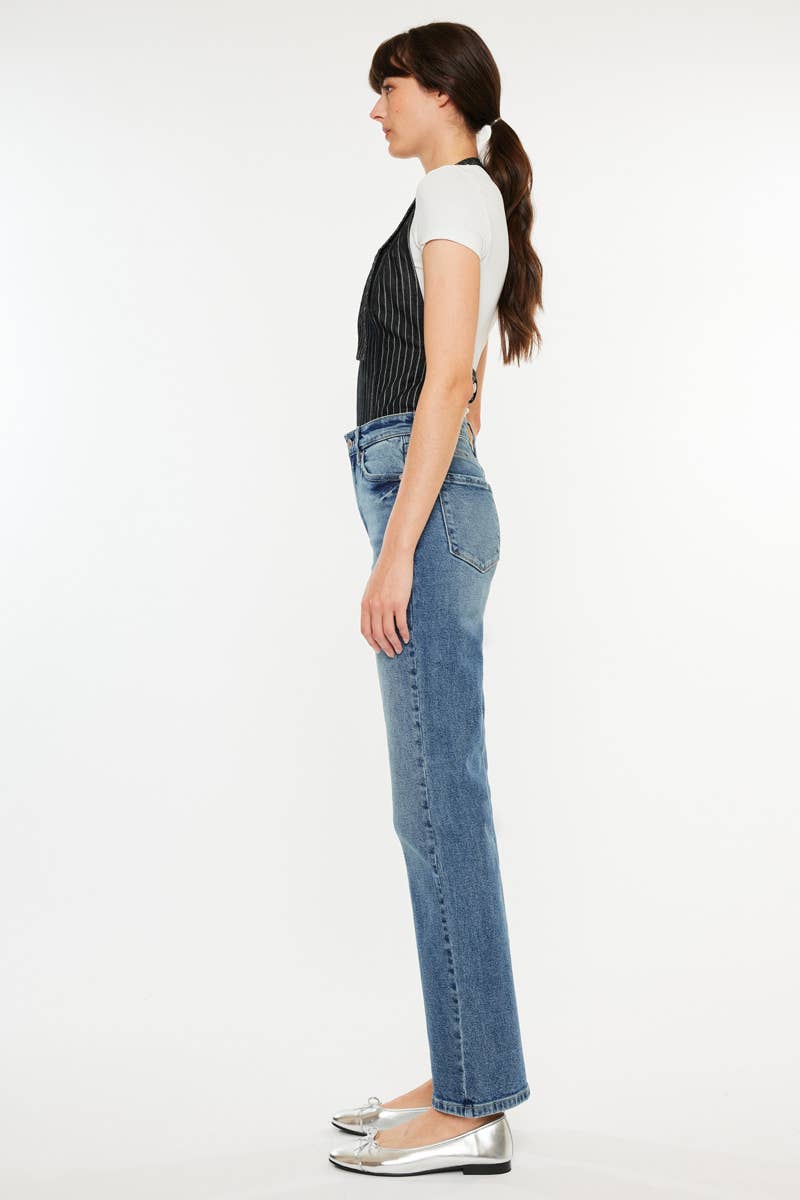 HIGH RISE TRUE STRAIGHT JEANS