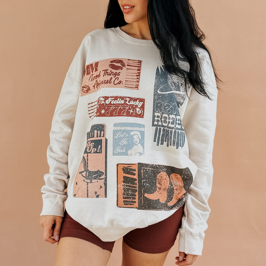 Vintage Matchboxes Sweatshirt