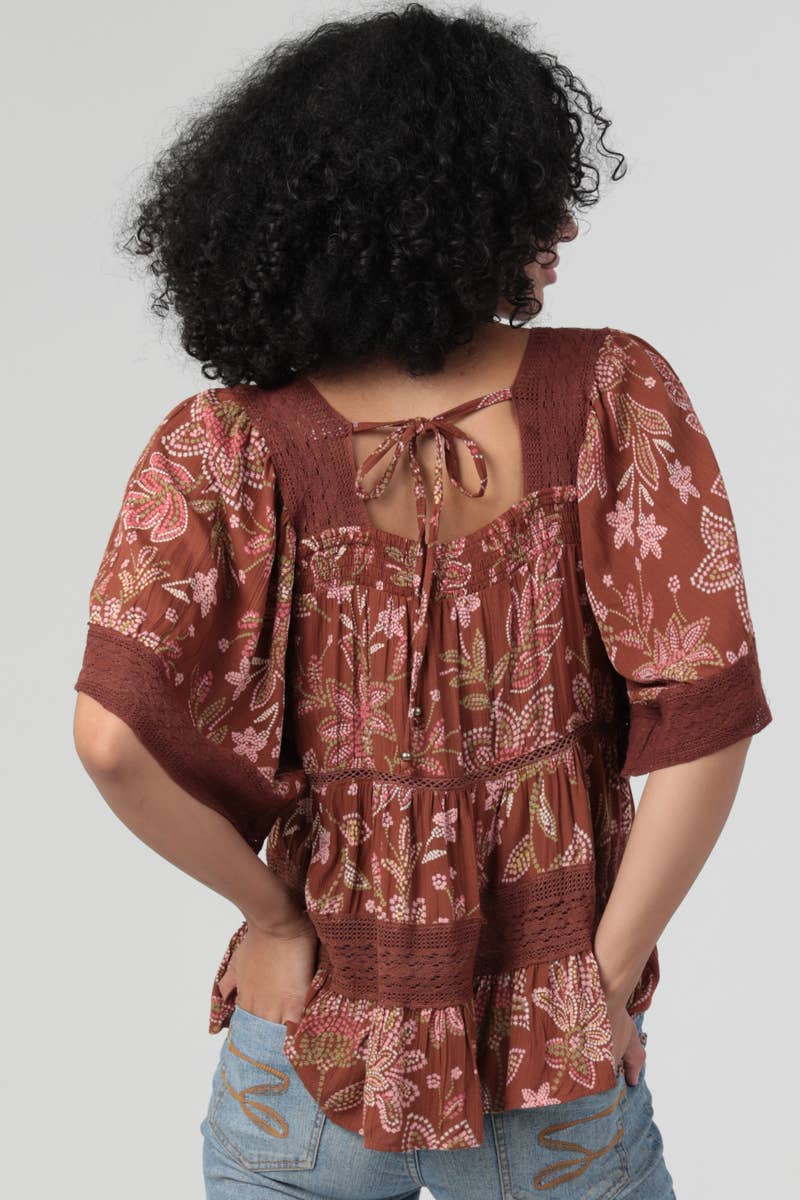 REGINA PRINTED BLOUSE
