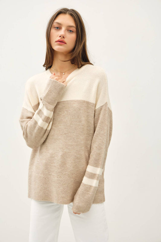 JERSEY OVERSIZED SWEATER