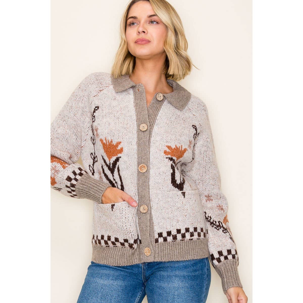WESTERN SWEATER CARDIGAN