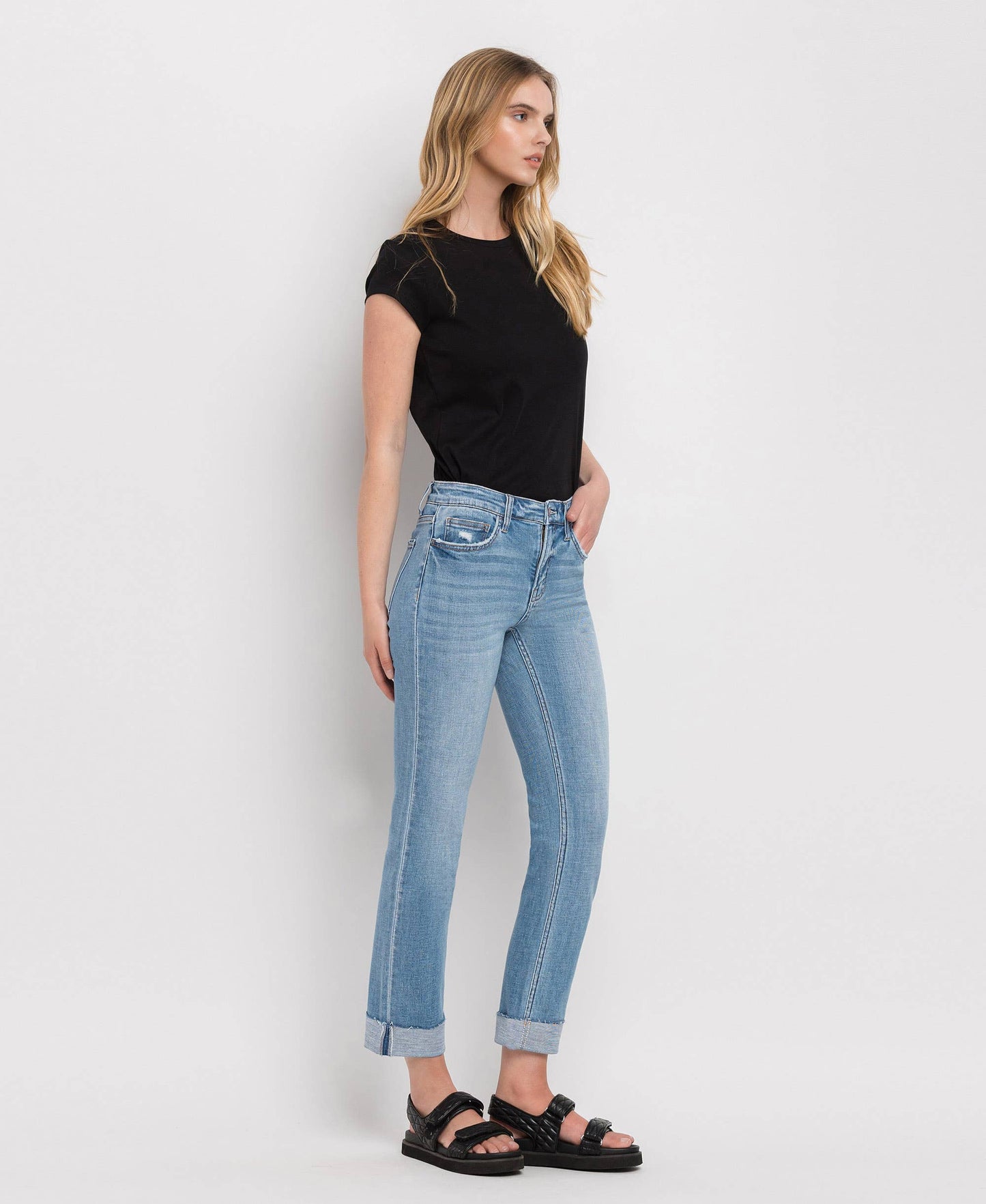 Janet Cuffed Crop Flying Monkey Jeans