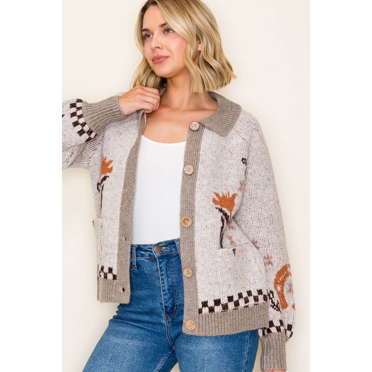 WESTERN SWEATER CARDIGAN