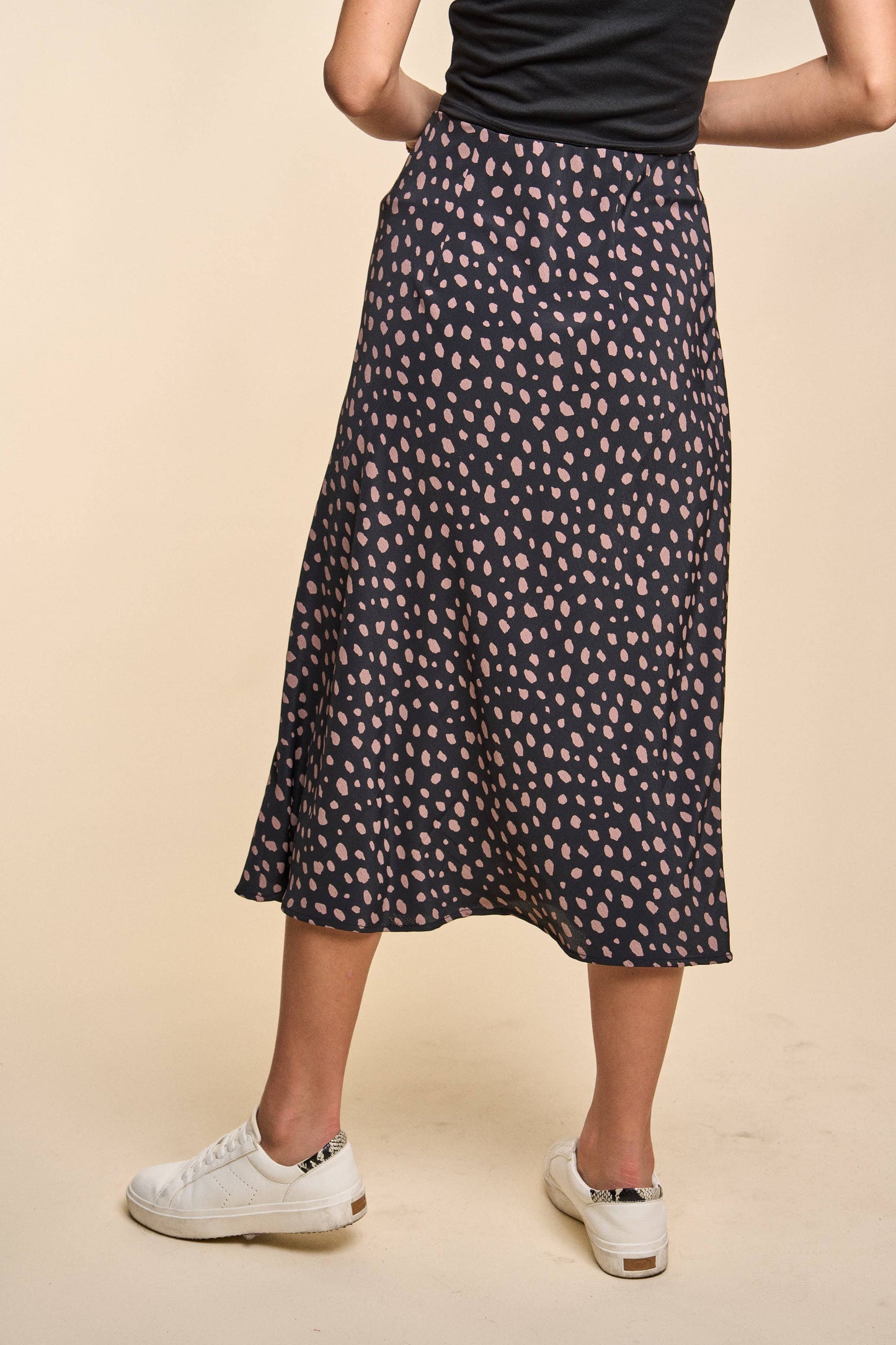 Kelsey Print Midi Skirt