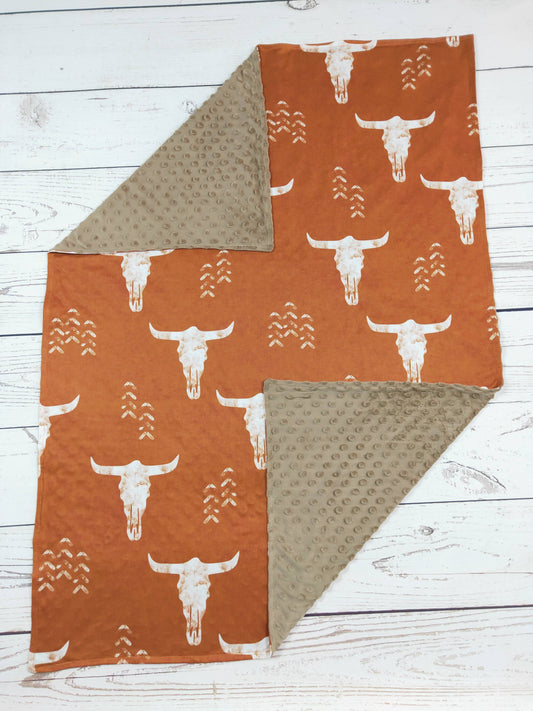 Baby Western Cows Blanket