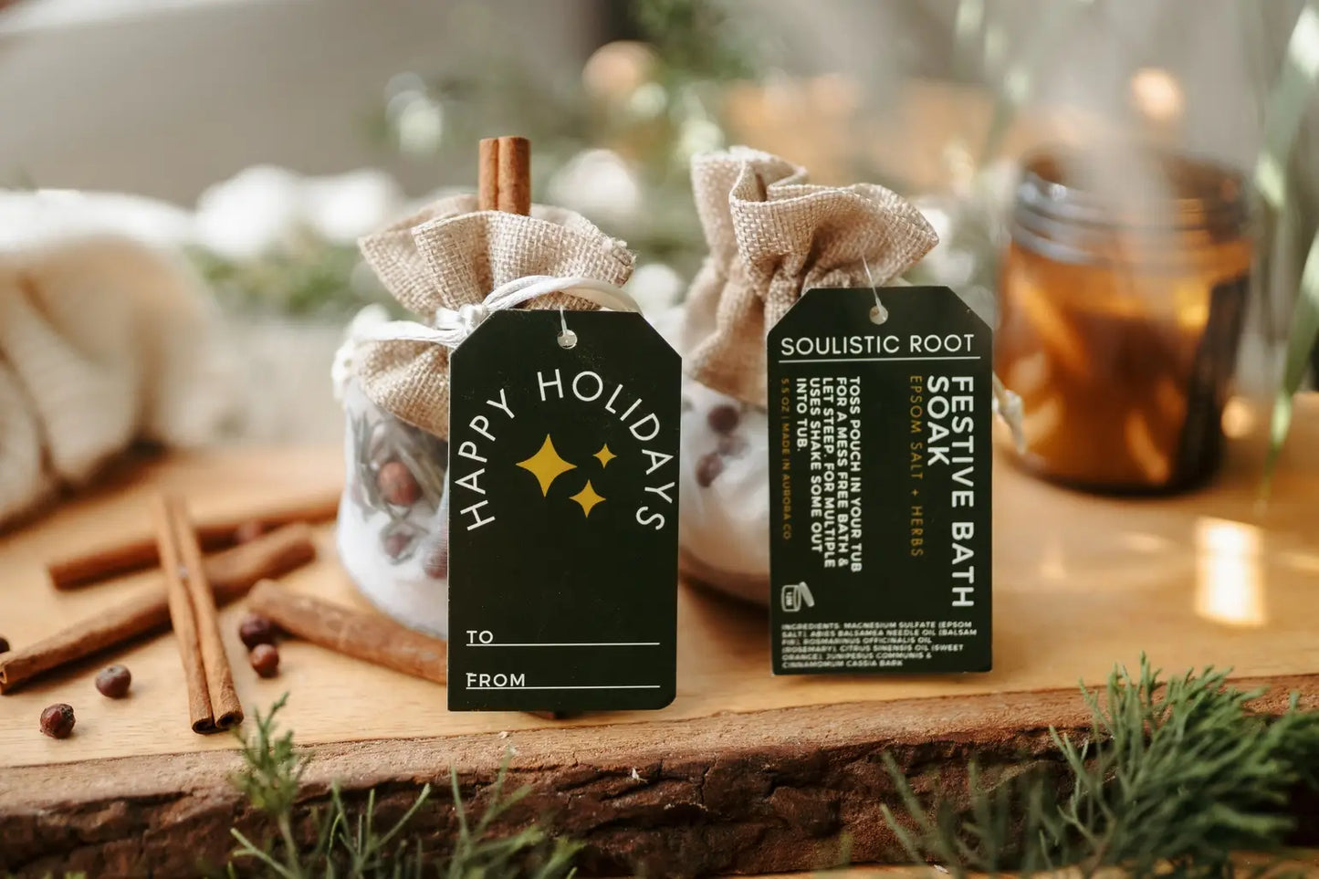 Festive Bath Soaks Stocking Stuffers