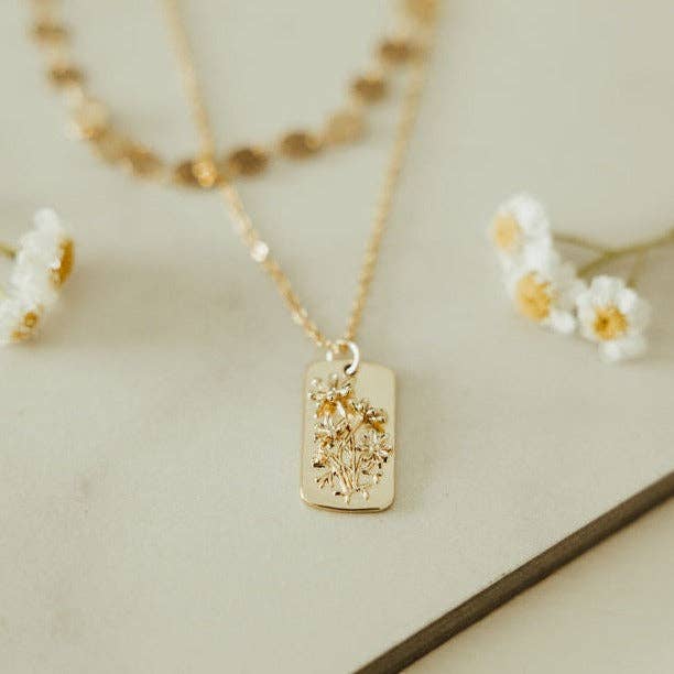 Blossom Necklace: 19"