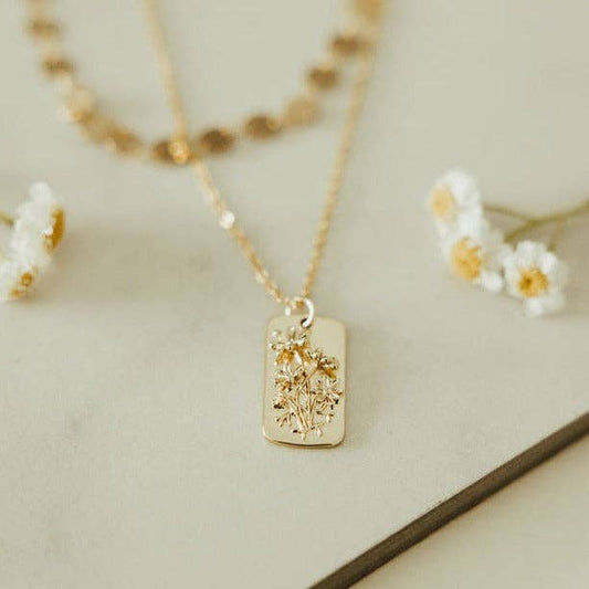 Blossom Necklace: 19"