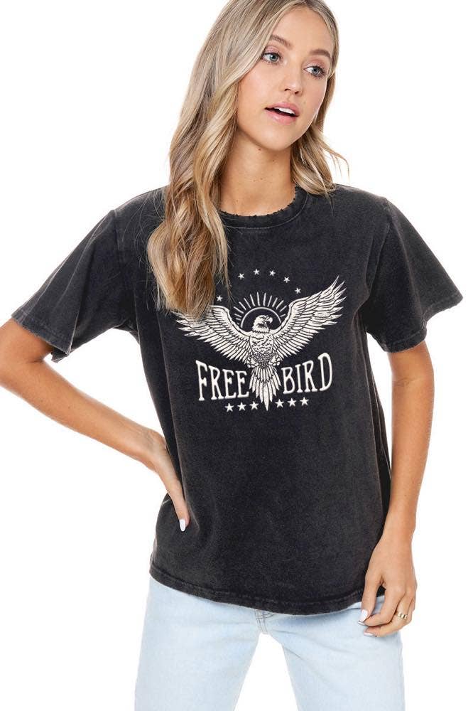 Free Bird Washed Tee