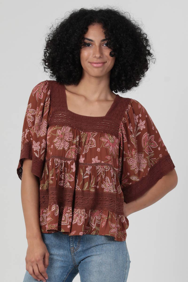 REGINA PRINTED BLOUSE