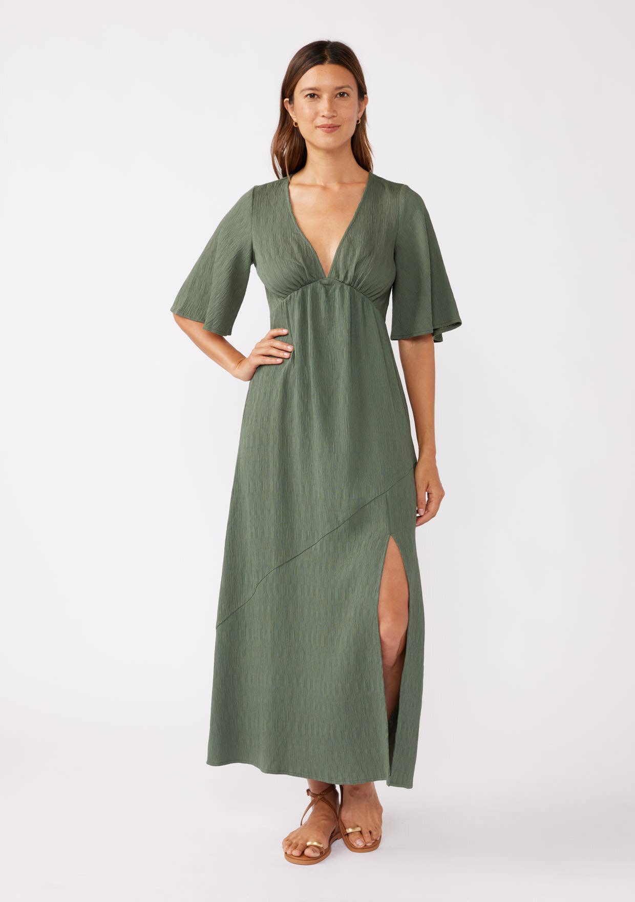 JULIANA OLIVE DRESS