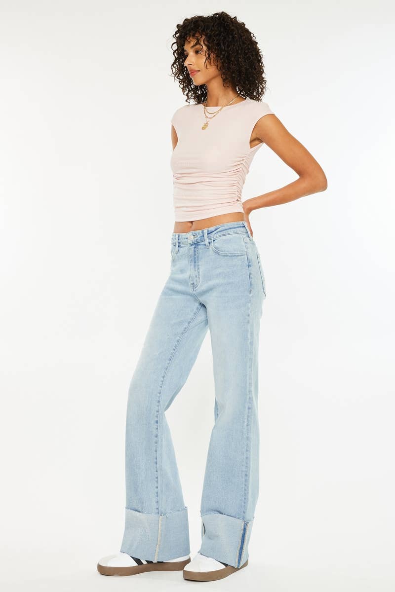 ELLA WIDE FLARE JEANS LIGHT
