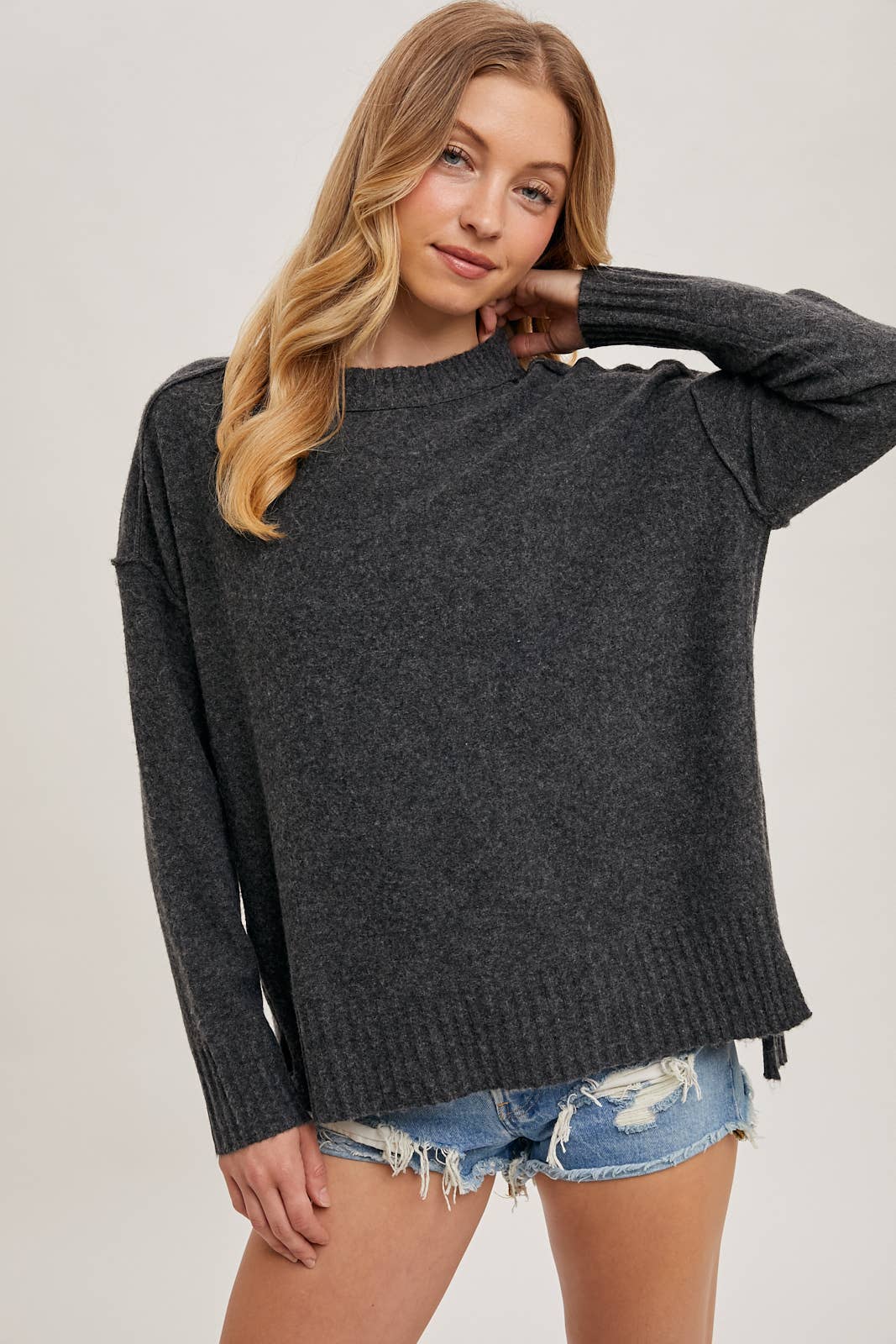 FROSTLITE CREW NECK KNIT SWEATER PULLOVER