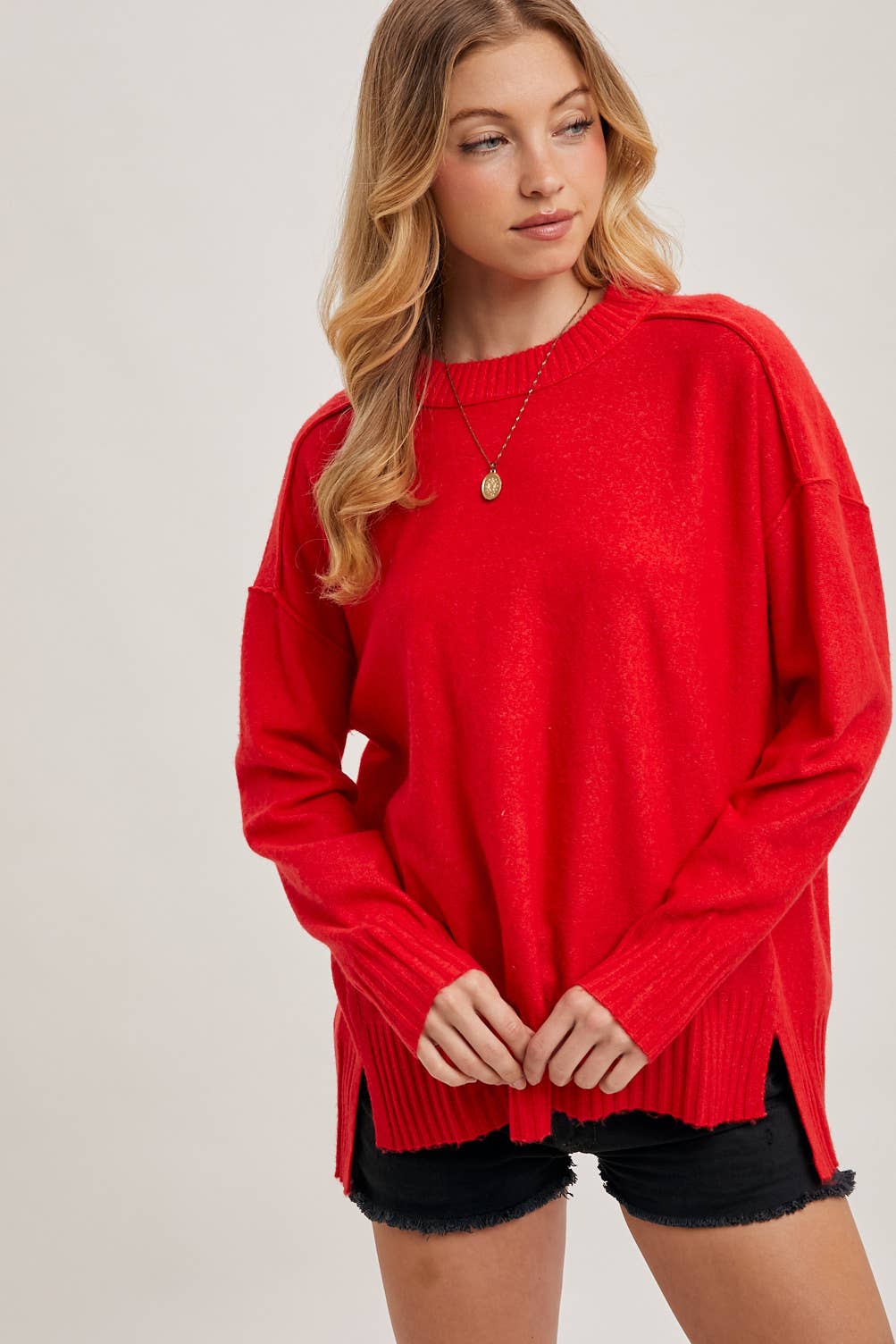 FROSTLITE CREW NECK KNIT SWEATER PULLOVER