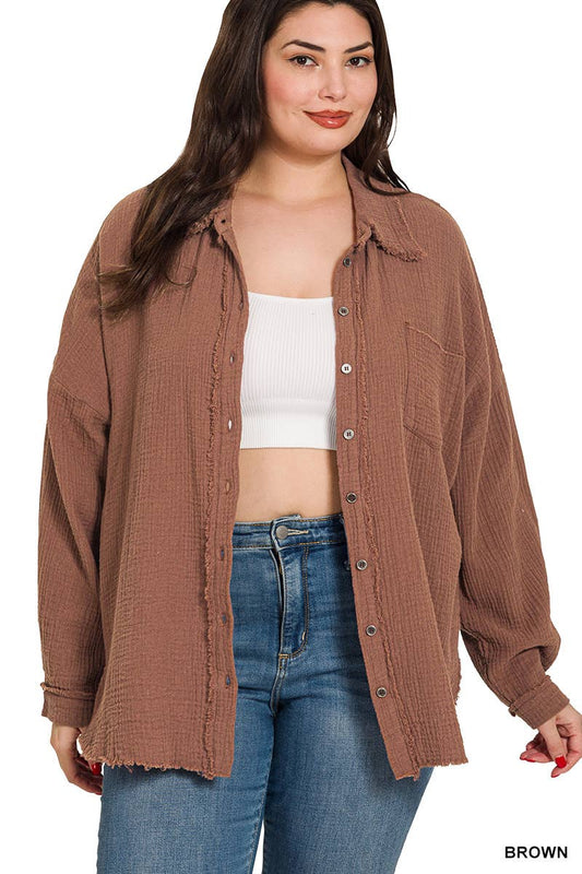 PLUS CHOCOLATE BUTTON DOWN