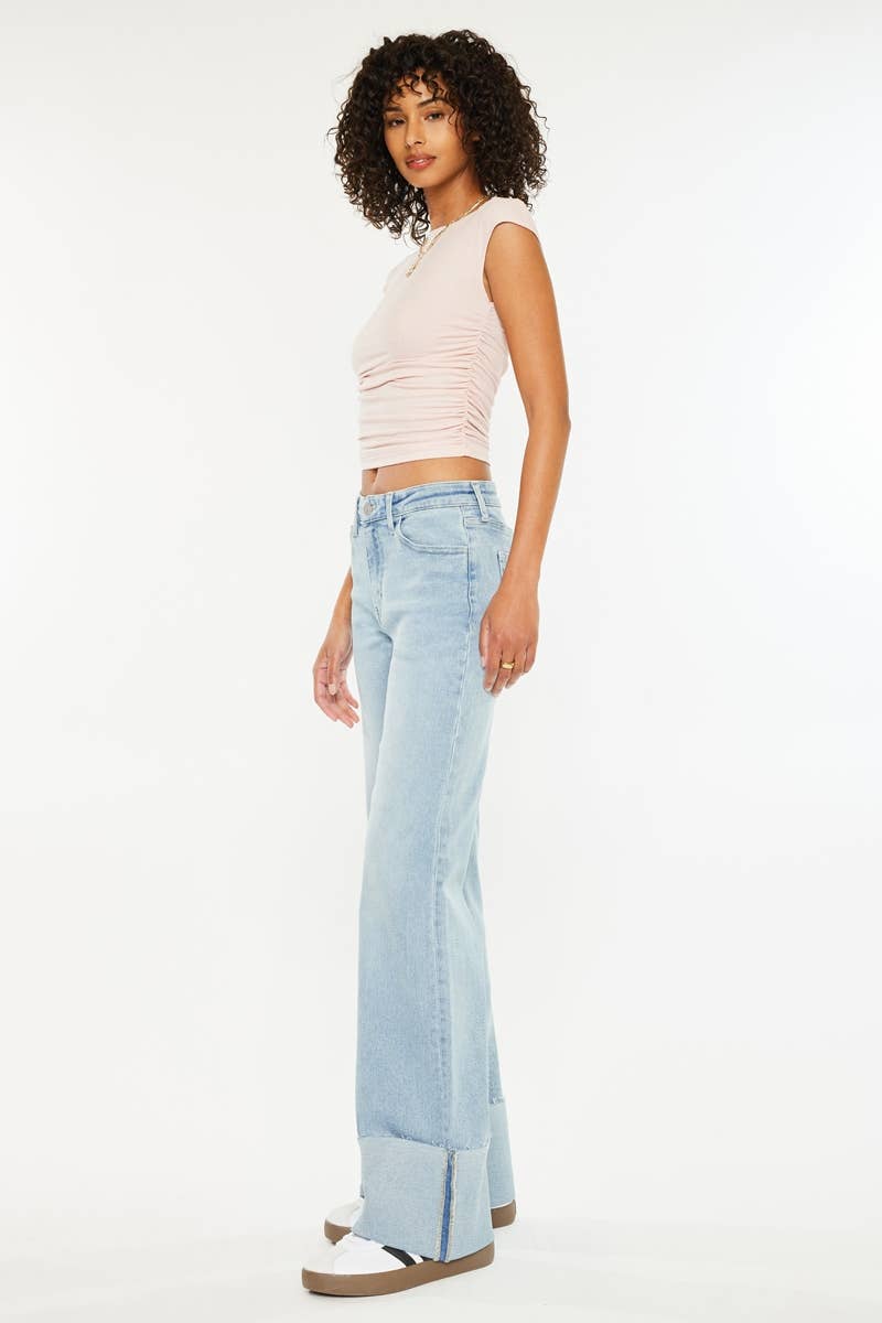 ELLA WIDE FLARE JEANS LIGHT