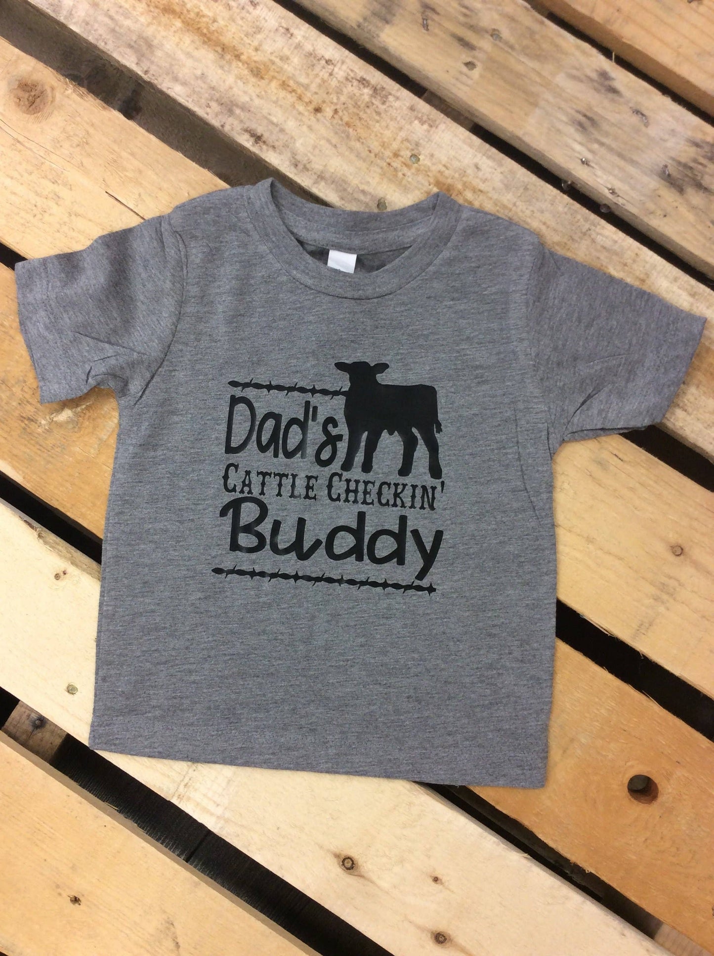 Dad's Cattle Checkin' Buddy Infant/Toddler Tee