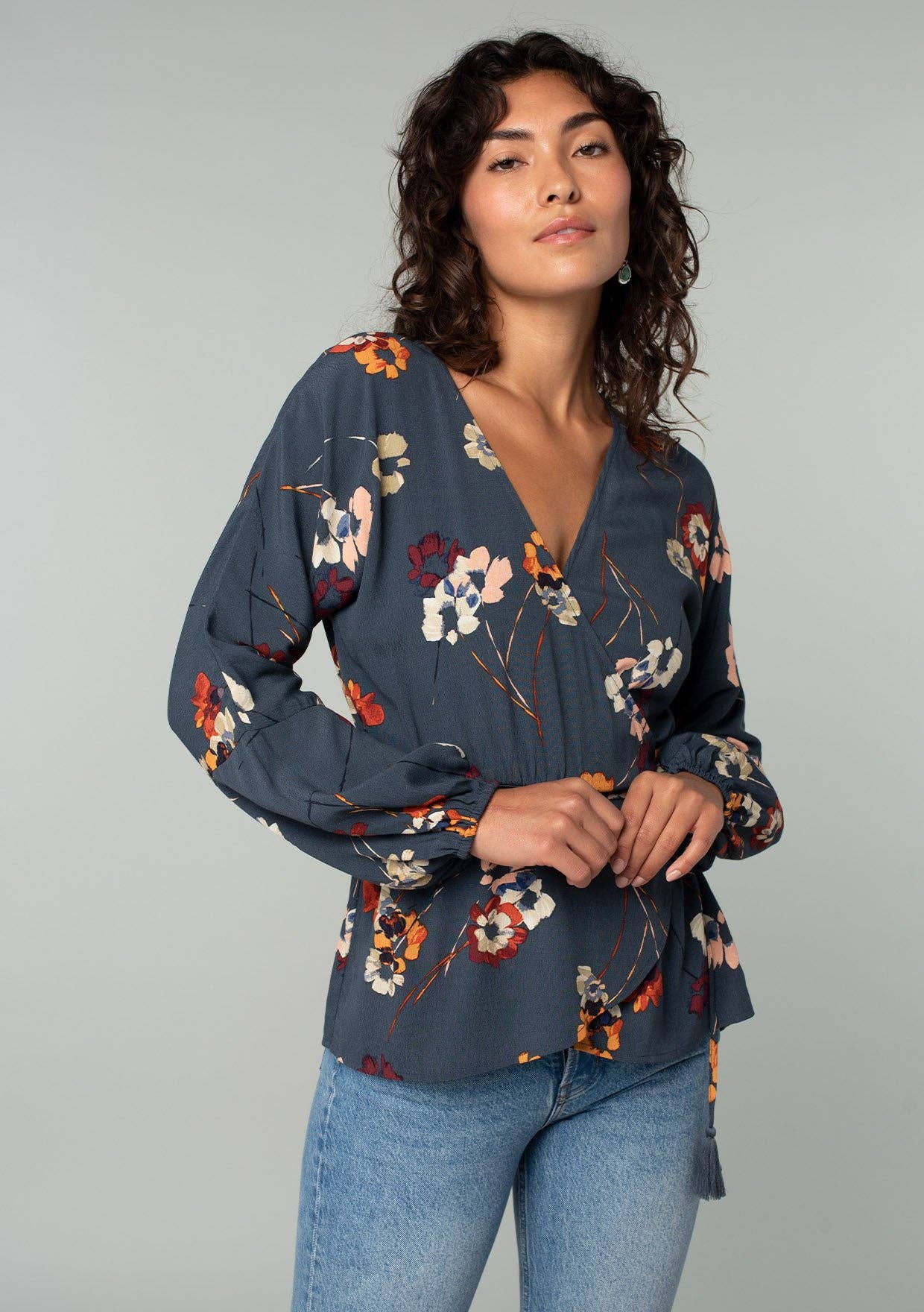 TANA WAIST TIE WRAP TOP