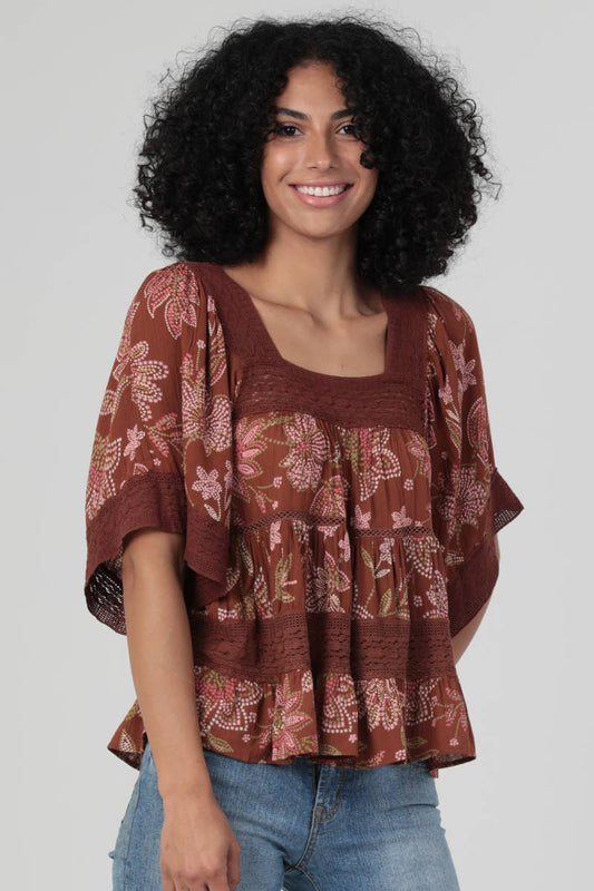 REGINA PRINTED BLOUSE