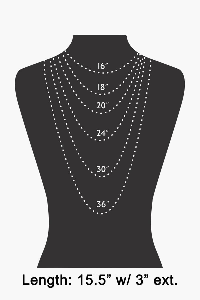 Metallic Flower Statin Charms Beaded Necklace