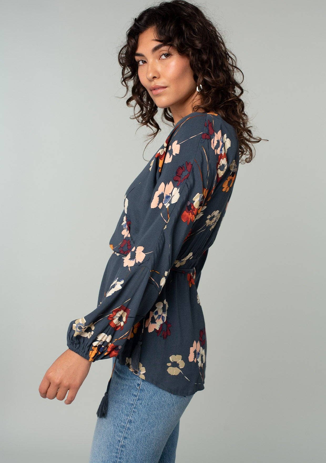 TANA WAIST TIE WRAP TOP