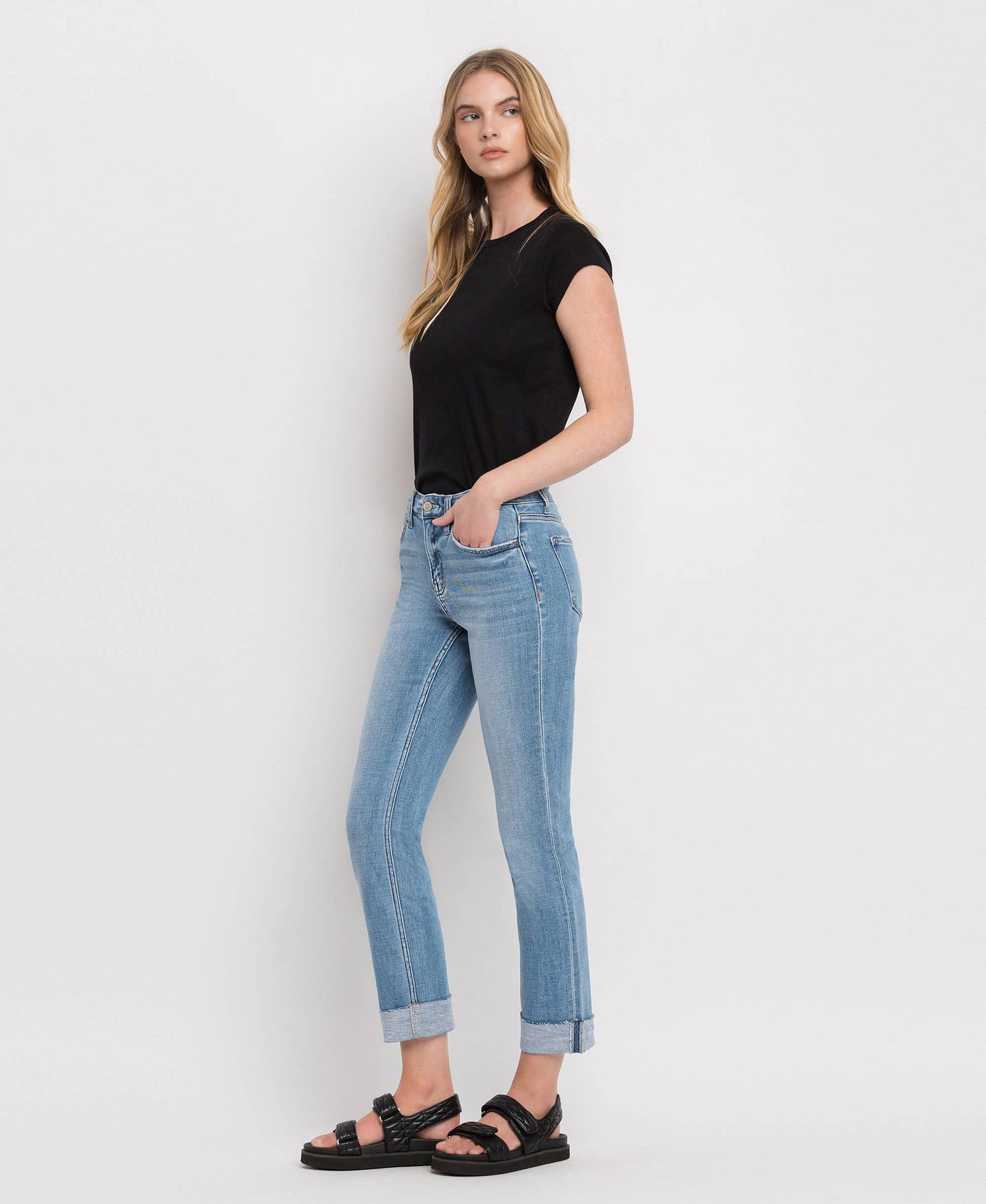 Janet Cuffed Crop Flying Monkey Jeans