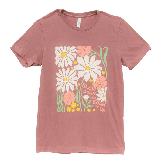 MAUVE FLORAL T