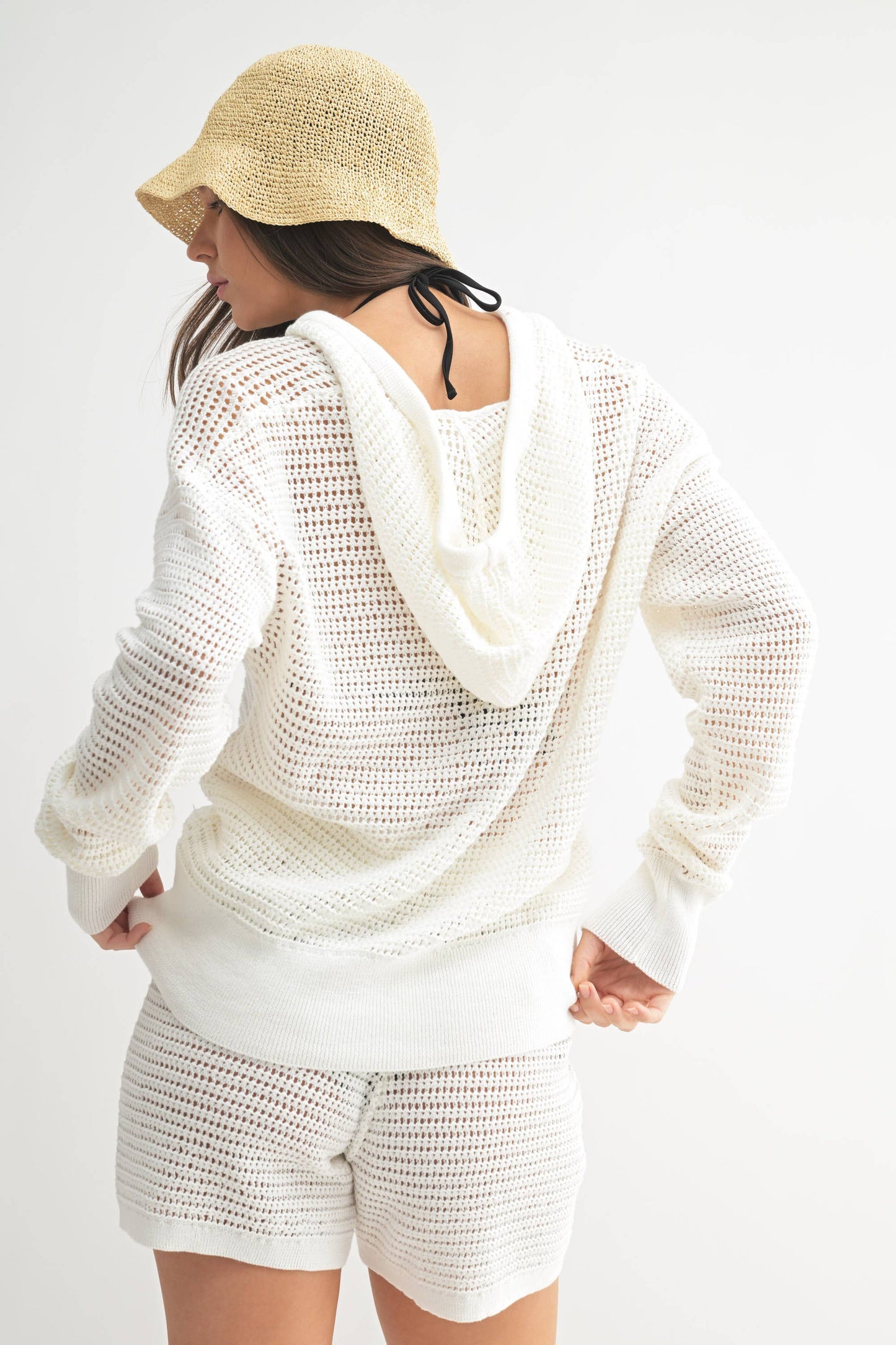 BREEZY CROCHET HOODIE