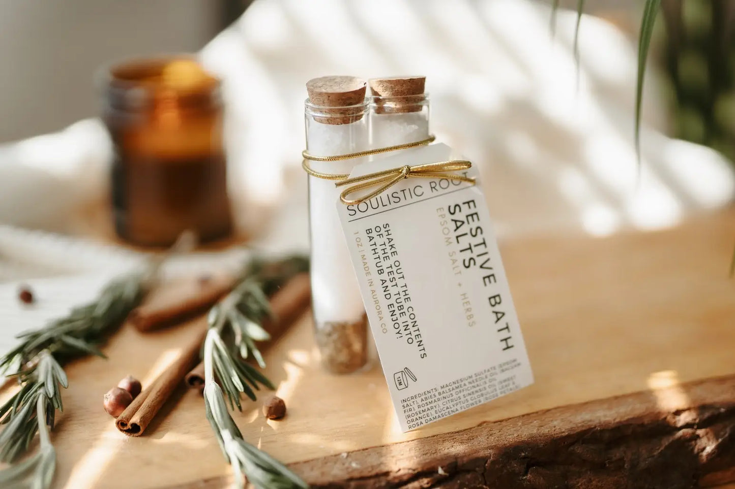 Festive Bath Salts -Stocking Stuffers