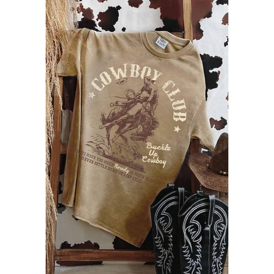 COWBOY CLUB GRAPHIC TEE