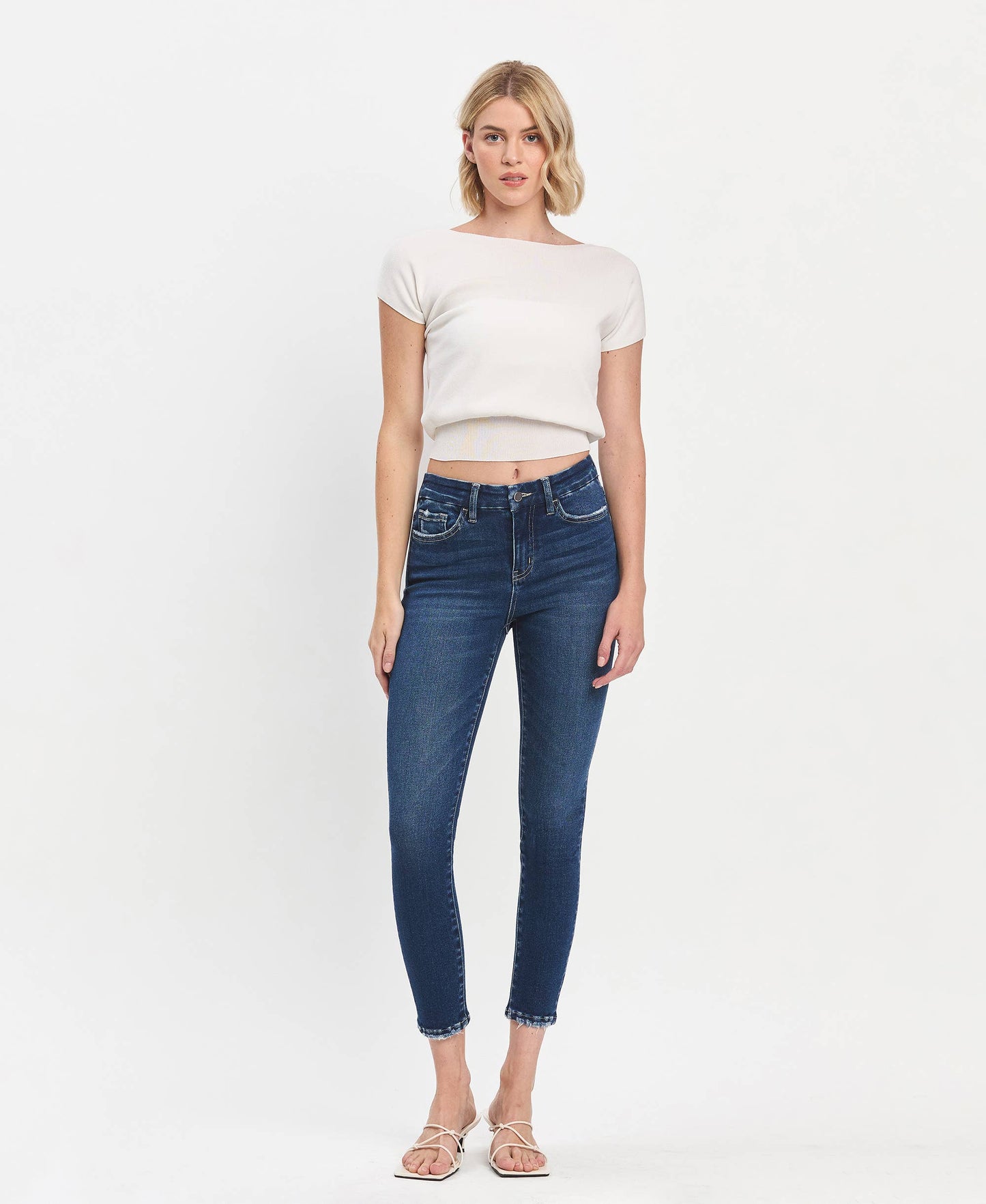 HIGH RISE SKINNY JEANS