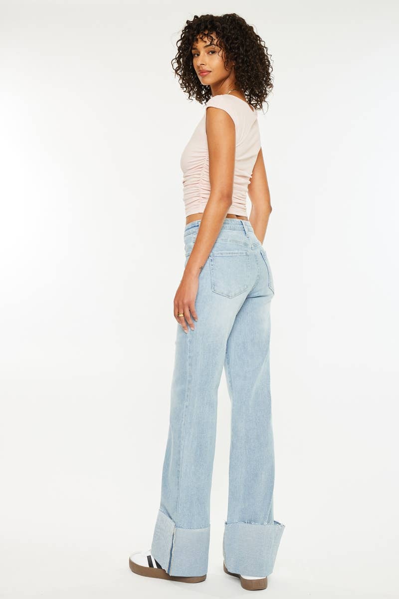 ELLA WIDE FLARE JEANS LIGHT