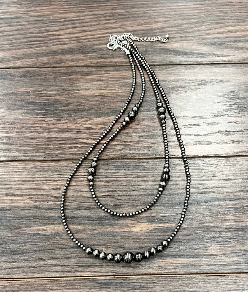 Handmade Polish Navajo Bead Necklace