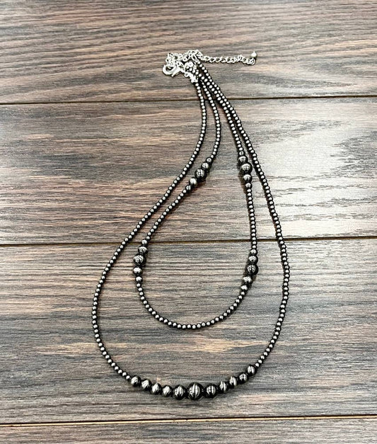 Handmade Polish Navajo Bead Necklace