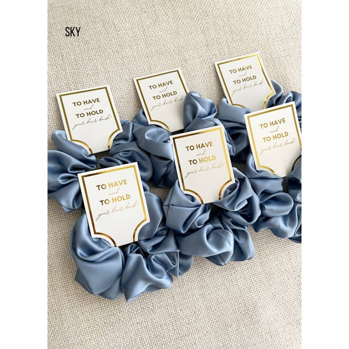 Silk Satin Soft Scrunchies