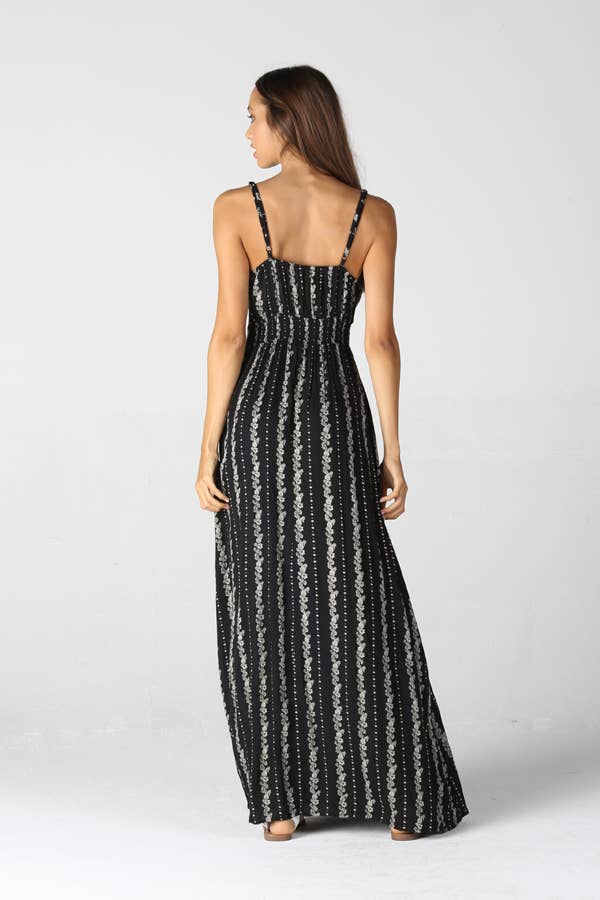 La Brisa V Neck Maxi Dress