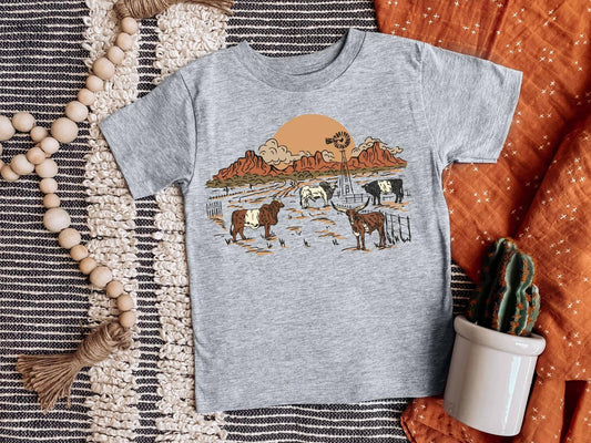 Ranch scene Tee