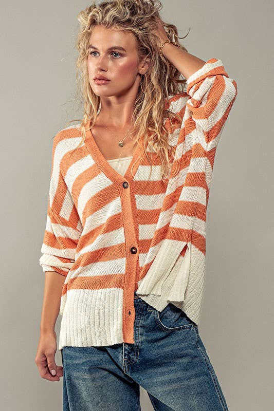 VIENNA STRIPED CARDIGAN