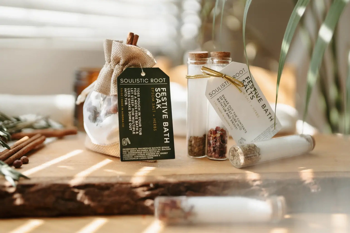 Festive Bath Salts -Stocking Stuffers